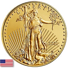 Gold American Eagles